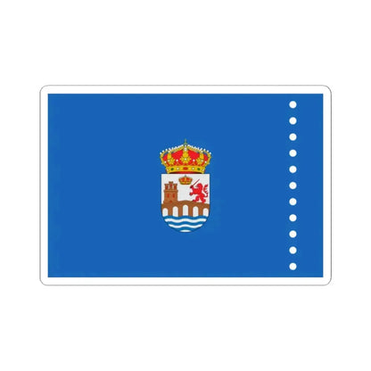 Flag of Ourense Spain - STICKER Vinyl Kiss-Cut Decal 2 Inch White - The Sticker Space