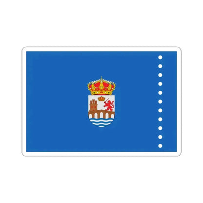 Flag of Ourense Spain - STICKER Vinyl Kiss-Cut Decal 3 Inch White - The Sticker Space