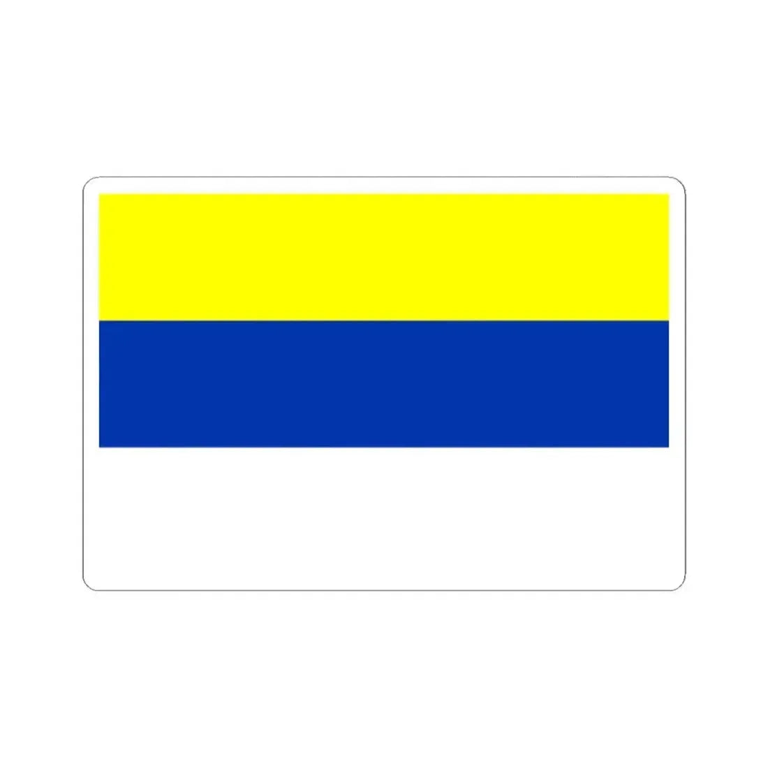 Flag of Ovalle Chile (Chile) STICKER Vinyl Kiss-Cut Decal 2 Inch White - The Sticker Space