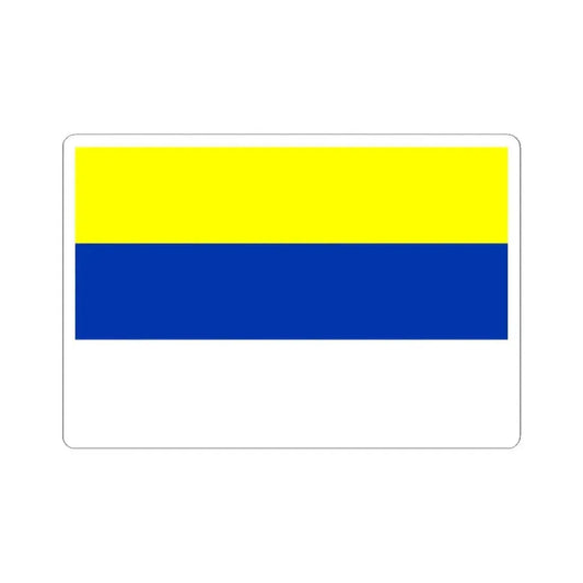 Flag of Ovalle Chile (Chile) STICKER Vinyl Kiss-Cut Decal 2 Inch White - The Sticker Space
