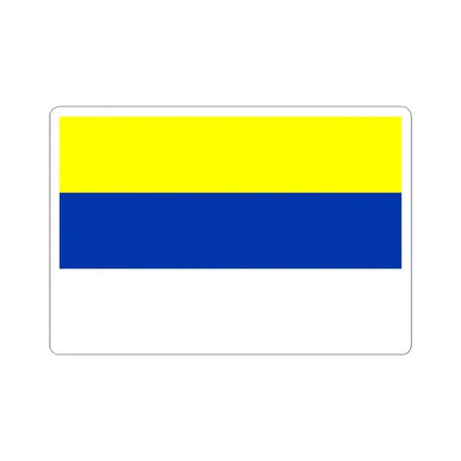 Flag of Ovalle Chile (Chile) STICKER Vinyl Kiss-Cut Decal 3 Inch White - The Sticker Space