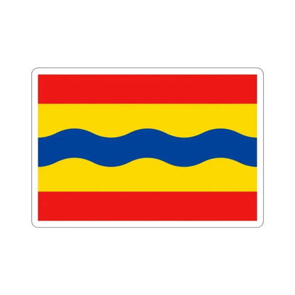Flag of Overijssel Netherlands STICKER Vinyl Die-Cut Decal 2 Inch - The Sticker Space