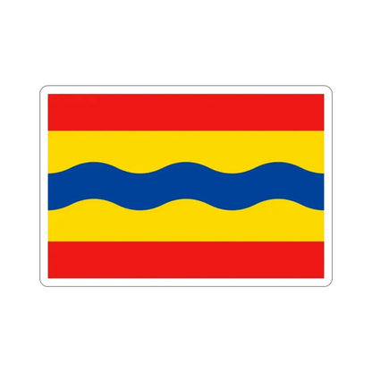 Flag of Overijssel Netherlands STICKER Vinyl Die-Cut Decal 3 Inch - The Sticker Space