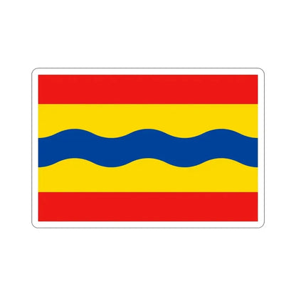Flag of Overijssel Netherlands STICKER Vinyl Die-Cut Decal 5 Inch - The Sticker Space