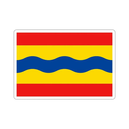 Flag of Overijssel Netherlands STICKER Vinyl Die-Cut Decal 6 Inch - The Sticker Space