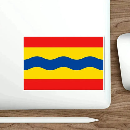 Flag of Overijssel Netherlands STICKER Vinyl Die-Cut Decal - The Sticker Space