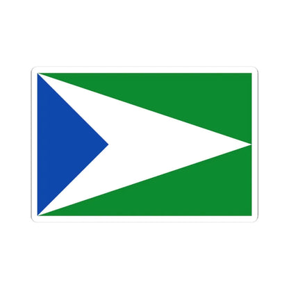 Flag of Oxapampa (Peru) STICKER Vinyl Kiss-Cut Decal 3 Inch White - The Sticker Space