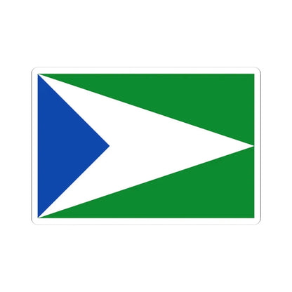 Flag of Oxapampa (Peru) STICKER Vinyl Kiss-Cut Decal 4 Inch White - The Sticker Space