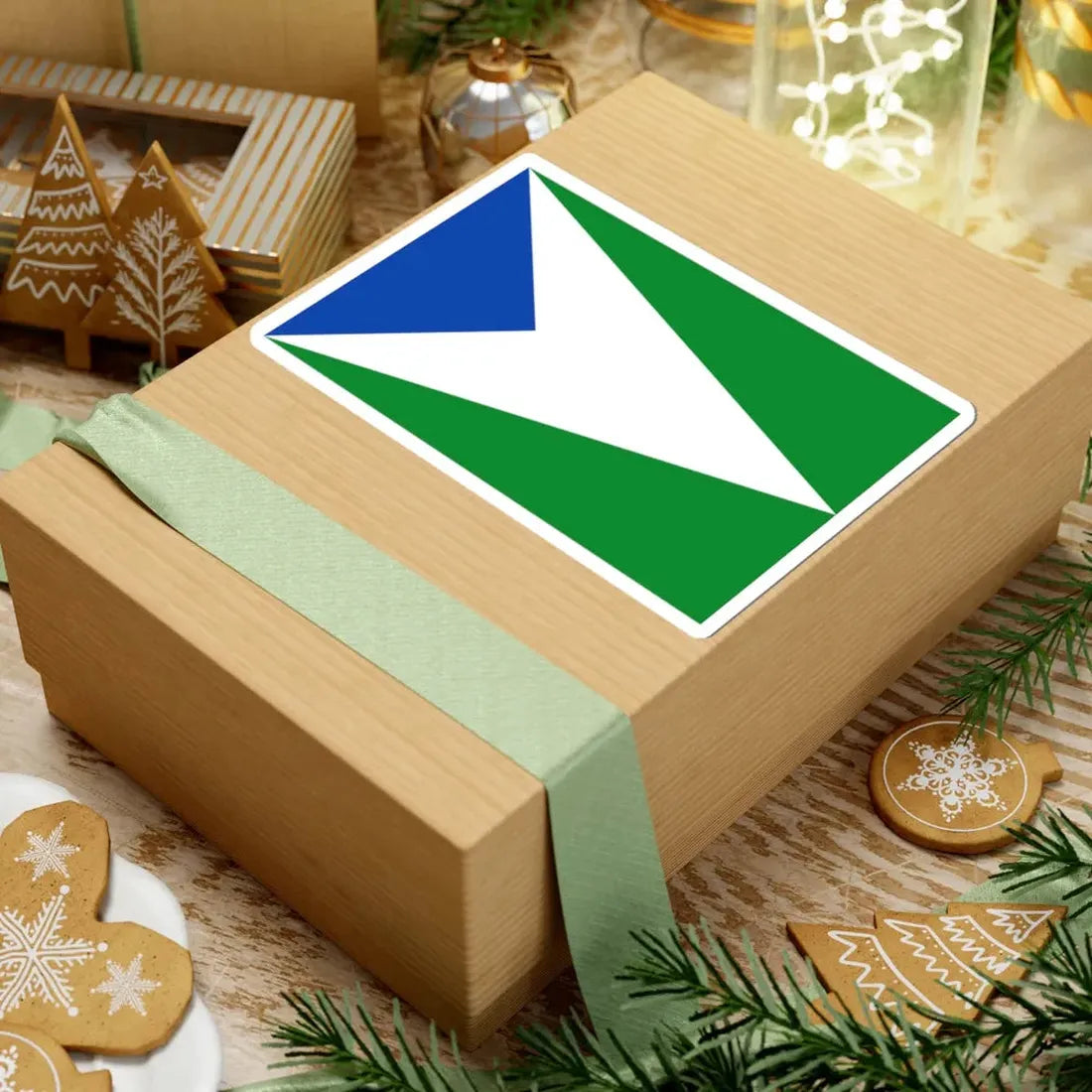 Flag of Oxapampa (Peru) STICKER Vinyl Kiss-Cut Decal - The Sticker Space