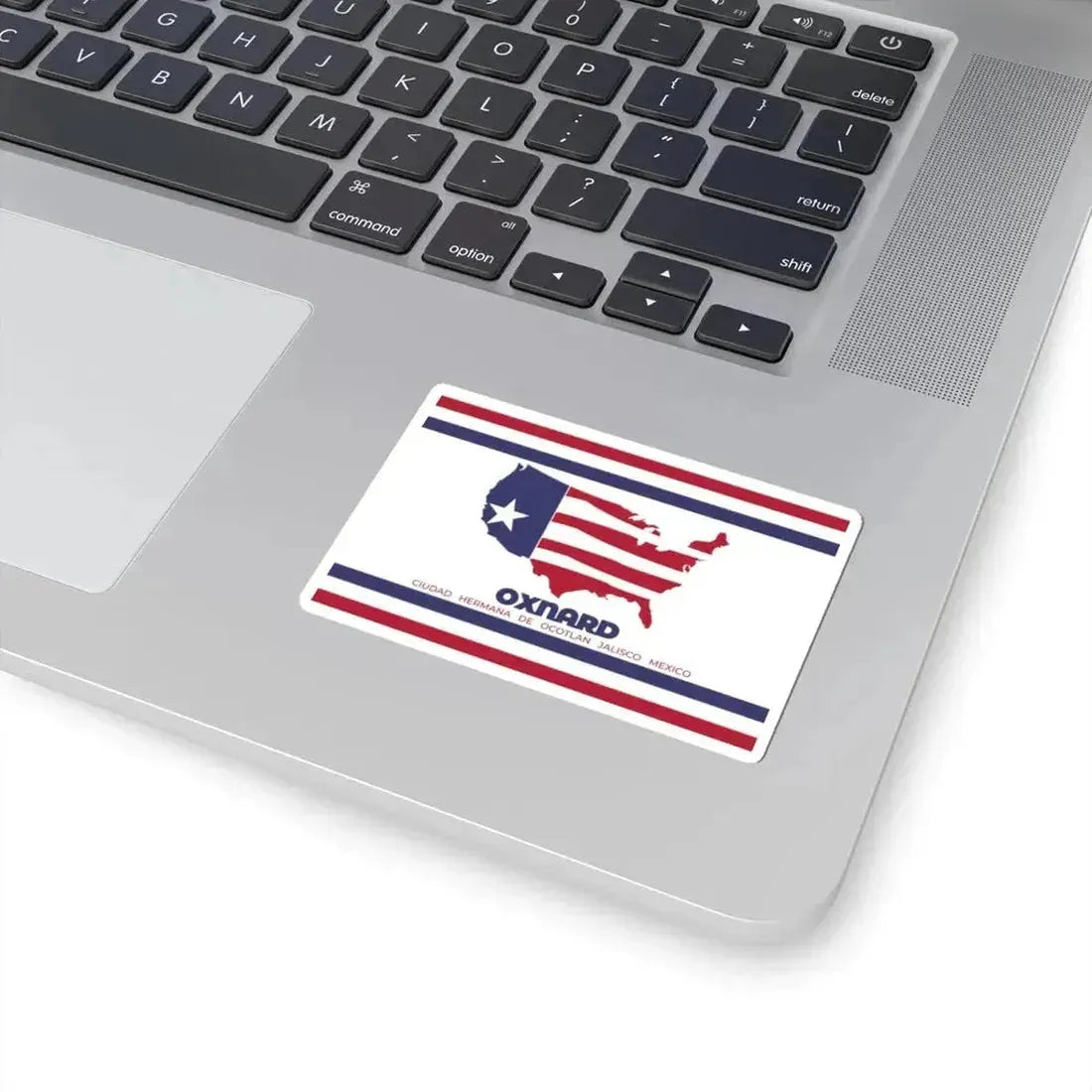 Flag of Oxnard California (United States) STICKER Vinyl Kiss-Cut Decal - The Sticker Space