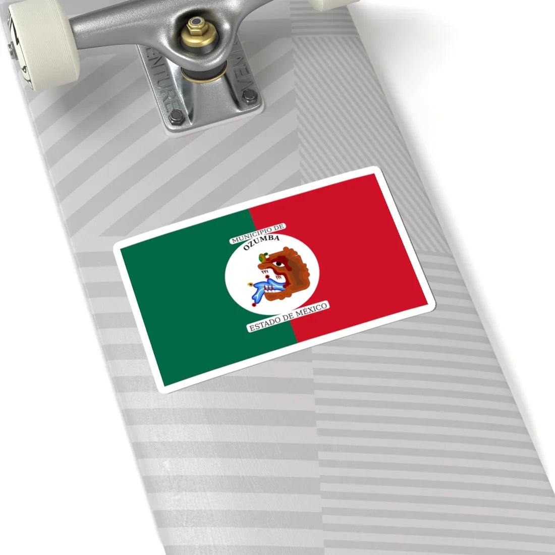 Flag of Ozumba Mexico (Mexico) STICKER Vinyl Kiss-Cut Decal - The Sticker Space
