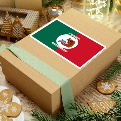 Flag of Ozumba Mexico (Mexico) STICKER Vinyl Kiss-Cut Decal - The Sticker Space
