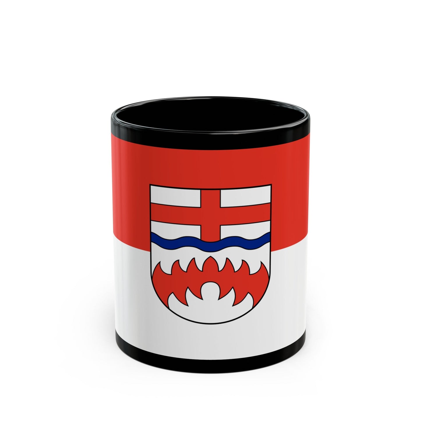 Flag of Paderborn Germany - Black Coffee Mug-11oz-The Sticker Space