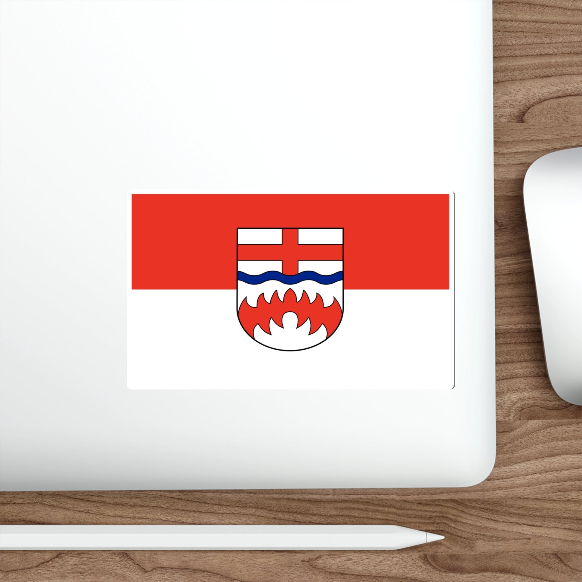 Flag of Paderborn Germany STICKER Vinyl Die-Cut Decal-The Sticker Space