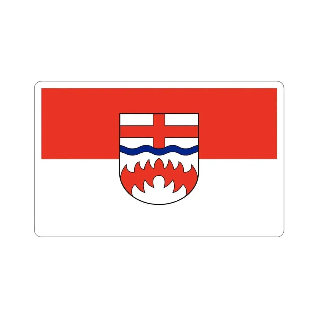 Flag of Paderborn Germany STICKER Vinyl Die-Cut Decal - The Sticker Space