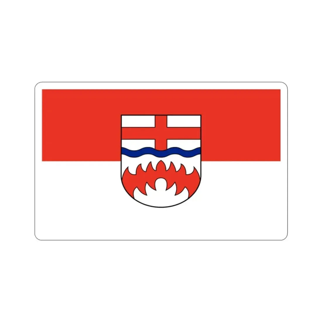 Flag of Paderborn Germany STICKER Vinyl Die-Cut Decal - The Sticker Space