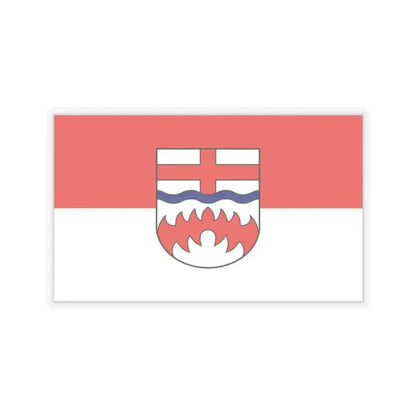 Flag of Paderborn Germany - STICKER Vinyl Kiss-Cut Decal 2 Inch Transparent - The Sticker Space