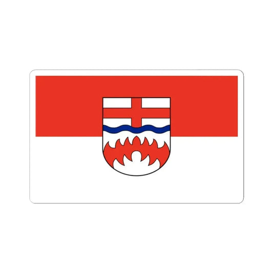 Flag of Paderborn Germany - STICKER Vinyl Kiss-Cut Decal 2 Inch White - The Sticker Space