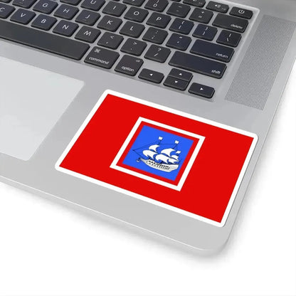 Flag of Paimpol (Belgium) STICKER Vinyl Kiss-Cut Decal - The Sticker Space