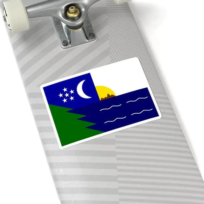 Flag of Paita (Peru) STICKER Vinyl Kiss-Cut Decal - The Sticker Space