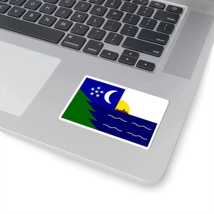 Flag of Paita (Peru) STICKER Vinyl Kiss-Cut Decal - The Sticker Space