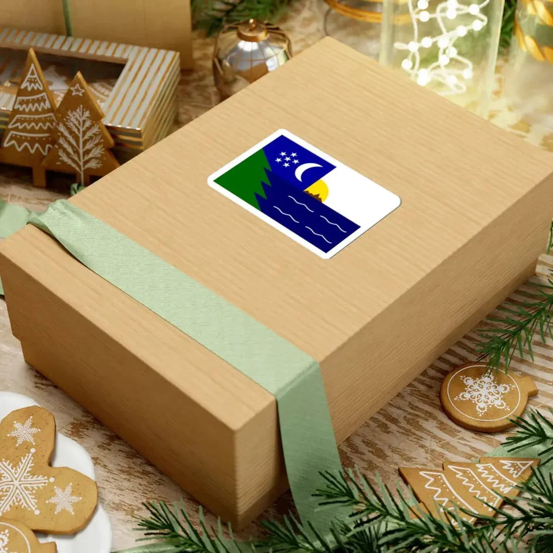 Flag of Paita (Peru) STICKER Vinyl Kiss-Cut Decal - The Sticker Space