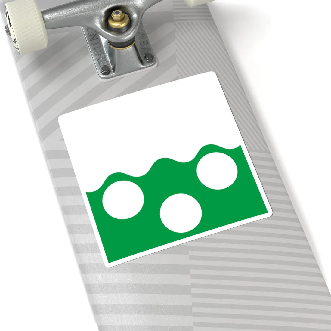 Flag of Pajala (Sweden) STICKER Vinyl Kiss-Cut Decal - The Sticker Space
