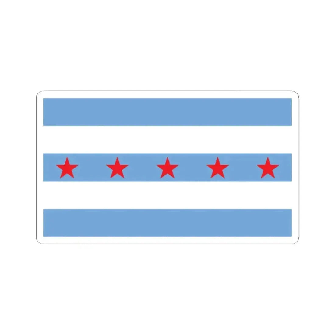 Flag of Pajan (Ecuador) STICKER Vinyl Kiss-Cut Decal 2 Inch White - The Sticker Space