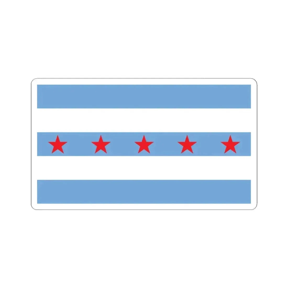 Flag of Pajan (Ecuador) STICKER Vinyl Kiss-Cut Decal 3 Inch White - The Sticker Space