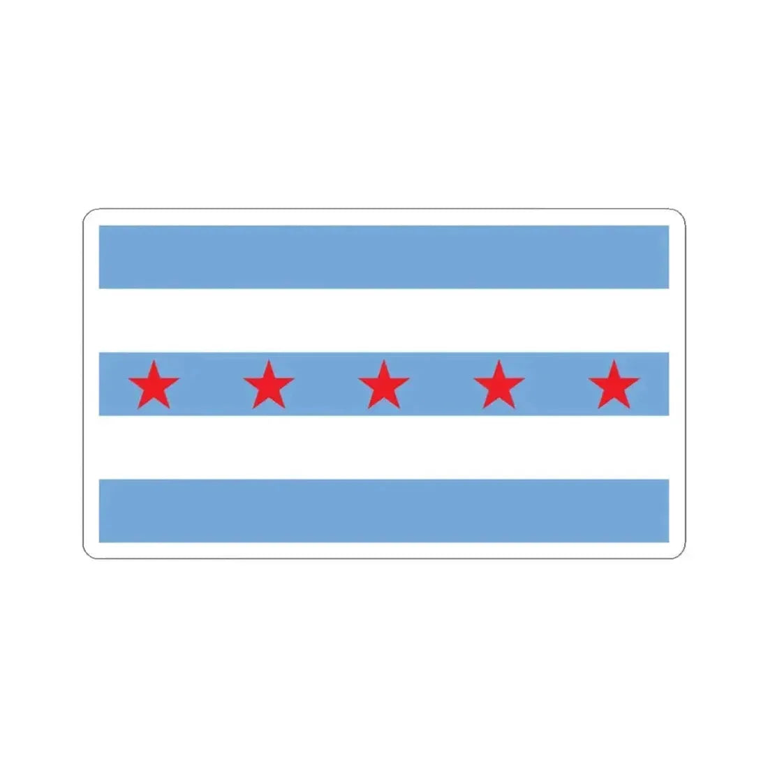 Flag of Pajan (Ecuador) STICKER Vinyl Kiss-Cut Decal 4 Inch White - The Sticker Space