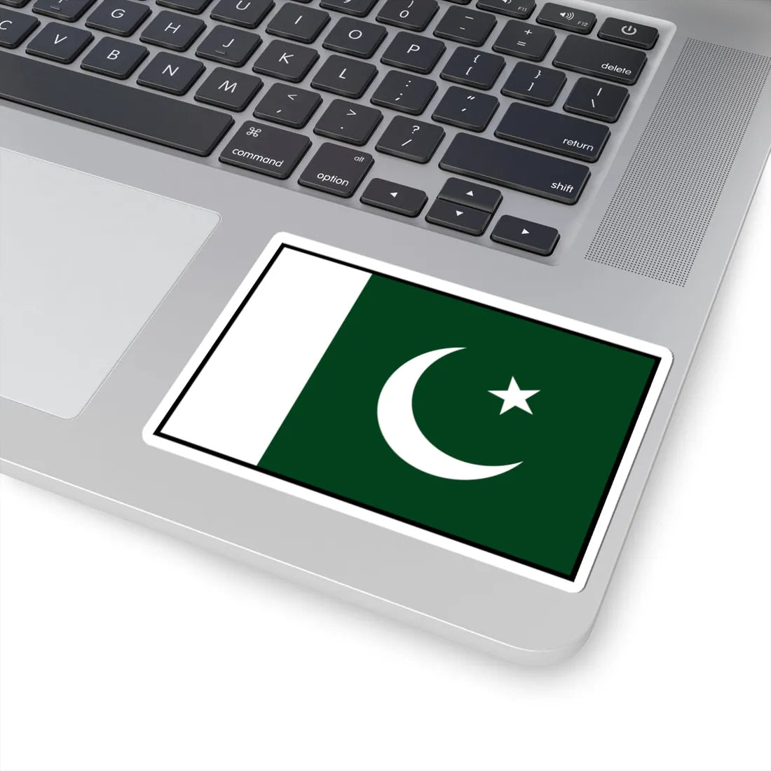 Flag of Pakistan bordered (Pakistan) STICKER Vinyl Kiss-Cut Decal - The Sticker Space