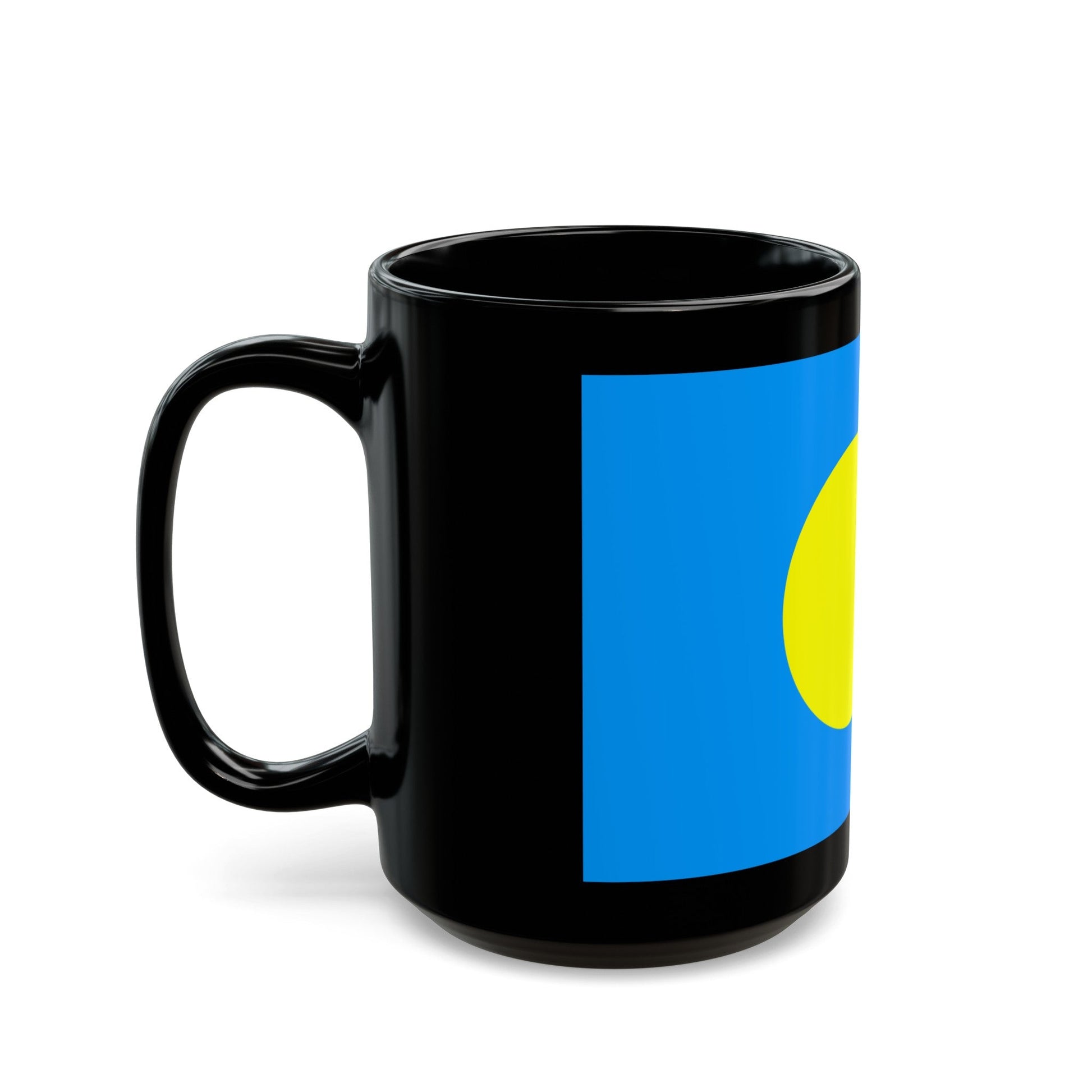 Flag of Palau Palau - Black Coffee Mug-The Sticker Space