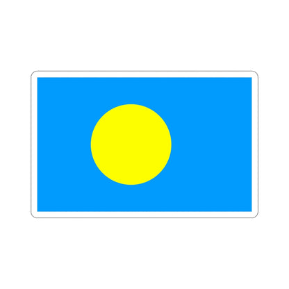 Flag of Palau Palau STICKER Vinyl Die-Cut Decal-5 Inch-The Sticker Space