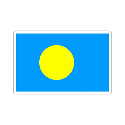 Flag of Palau Palau STICKER Vinyl Die-Cut Decal-6 Inch-The Sticker Space