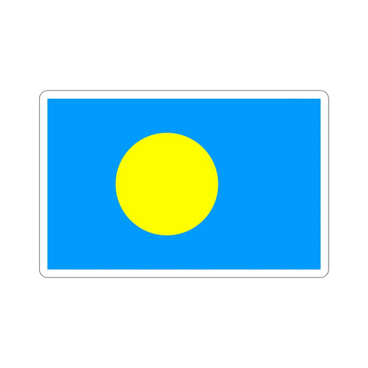 Flag of Palau Palau STICKER Vinyl Die-Cut Decal-6 Inch-The Sticker Space