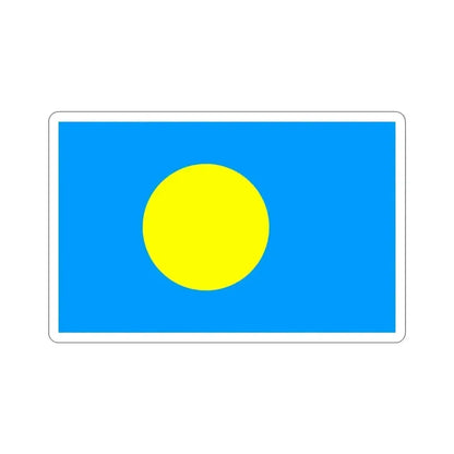 Flag of Palau STICKER Vinyl Die-Cut Decal 3 Inch - The Sticker Space