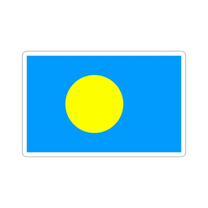 Flag of Palau STICKER Vinyl Die-Cut Decal-4 Inch-The Sticker Space