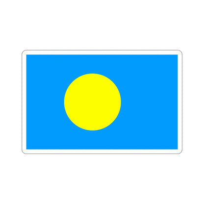 Flag of Palau STICKER Vinyl Die-Cut Decal-5 Inch-The Sticker Space