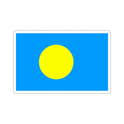 Flag of Palau STICKER Vinyl Die-Cut Decal-6 Inch-The Sticker Space