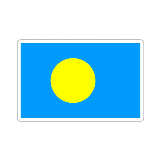 Flag of Palau STICKER Vinyl Die-Cut Decal-6 Inch-The Sticker Space