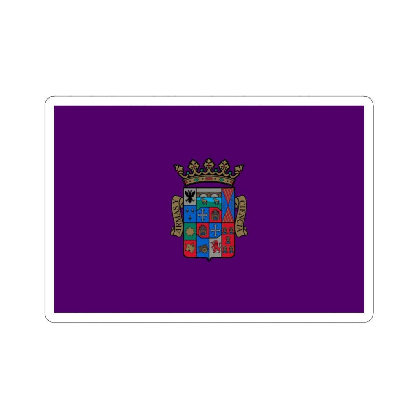 Flag of Palencia Spain STICKER Vinyl Die-Cut Decal-2 Inch-The Sticker Space