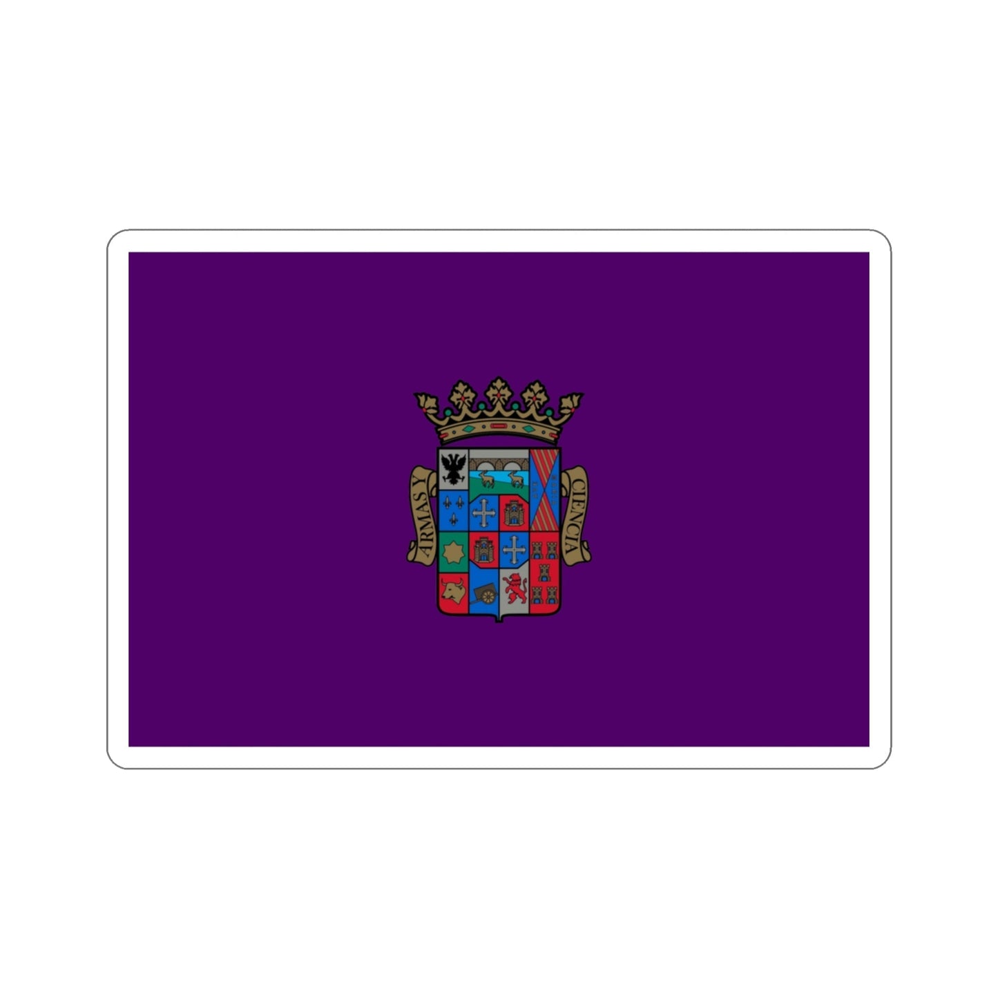 Flag of Palencia Spain STICKER Vinyl Die-Cut Decal-3 Inch-The Sticker Space