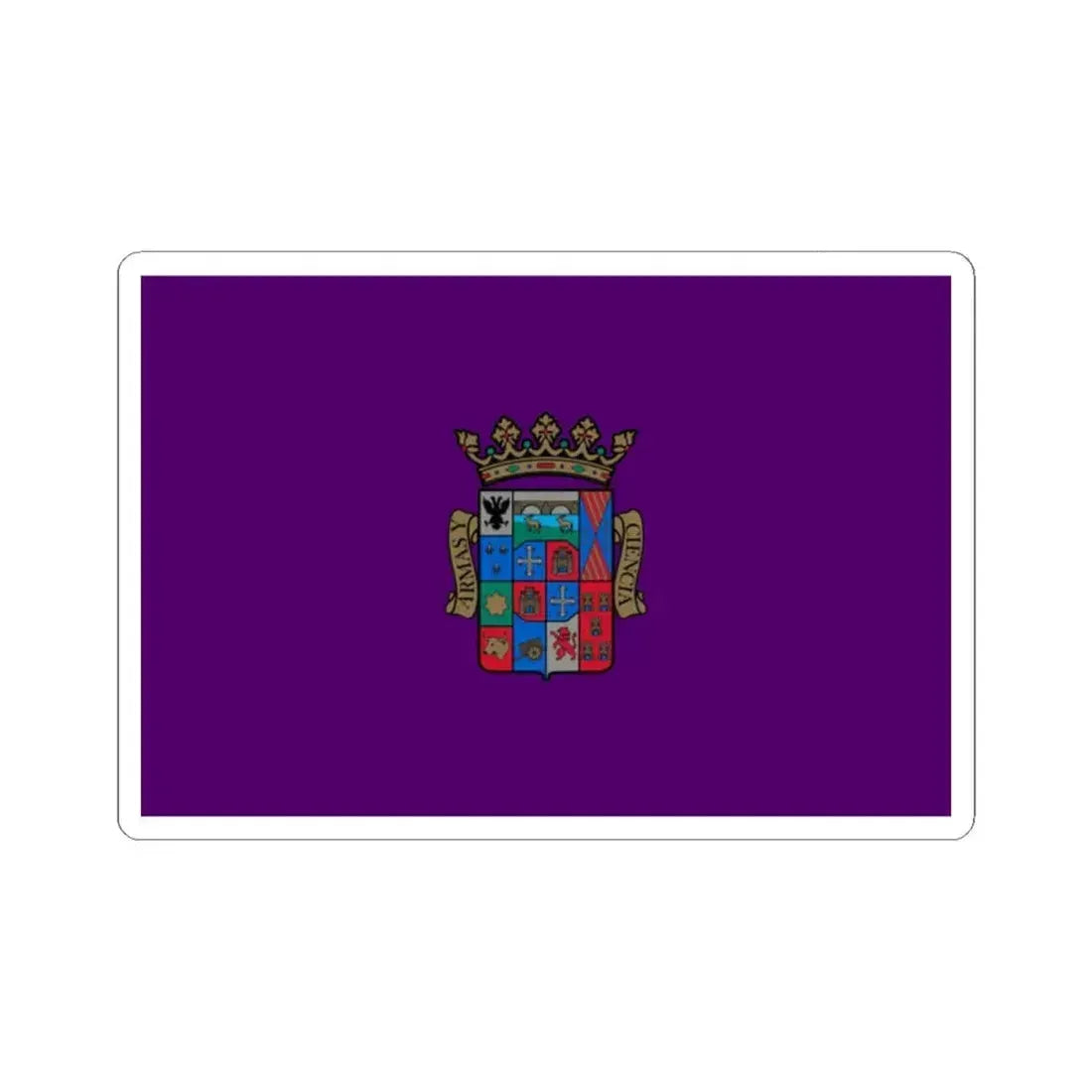 Flag of Palencia Spain - STICKER Vinyl Kiss-Cut Decal 2 Inch White - The Sticker Space