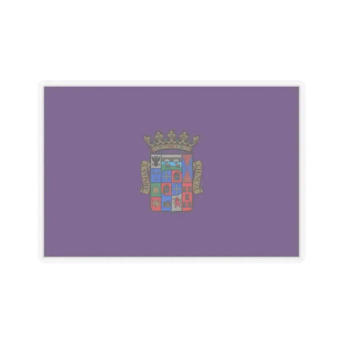 Flag of Palencia Spain - STICKER Vinyl Kiss-Cut Decal 3 Inch Transparent - The Sticker Space