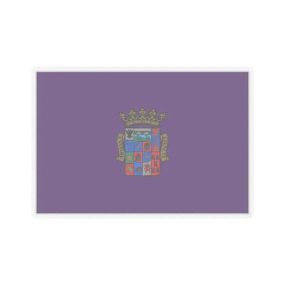 Flag of Palencia Spain - STICKER Vinyl Kiss-Cut Decal 3 Inch Transparent - The Sticker Space