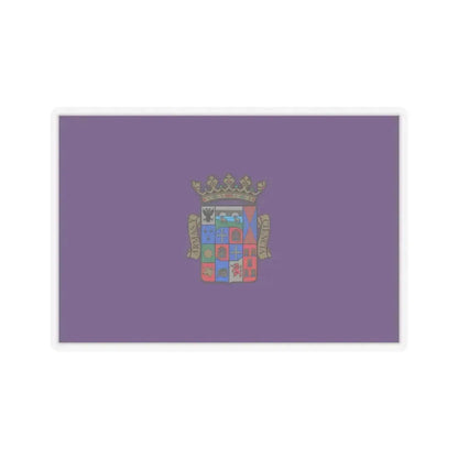 Flag of Palencia Spain - STICKER Vinyl Kiss-Cut Decal 4 Inch Transparent - The Sticker Space