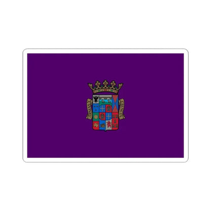 Flag of Palencia Spain - STICKER Vinyl Kiss-Cut Decal 4 Inch White - The Sticker Space