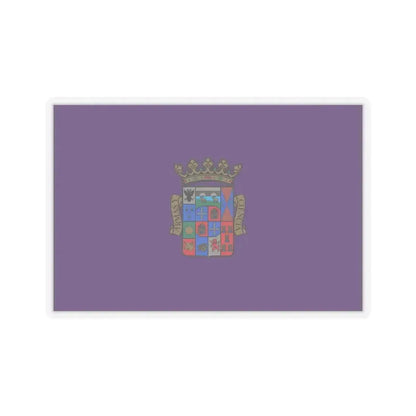 Flag of Palencia Spain - STICKER Vinyl Kiss-Cut Decal 6 Inch Transparent - The Sticker Space