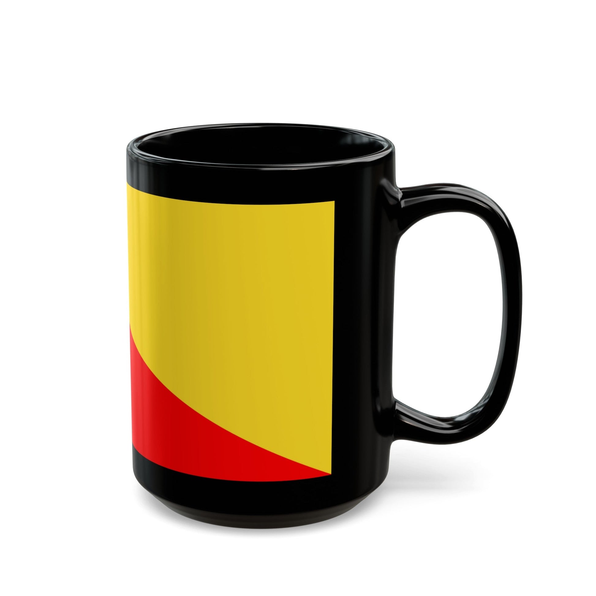 Flag of Palermo Italy - Black Coffee Mug-The Sticker Space