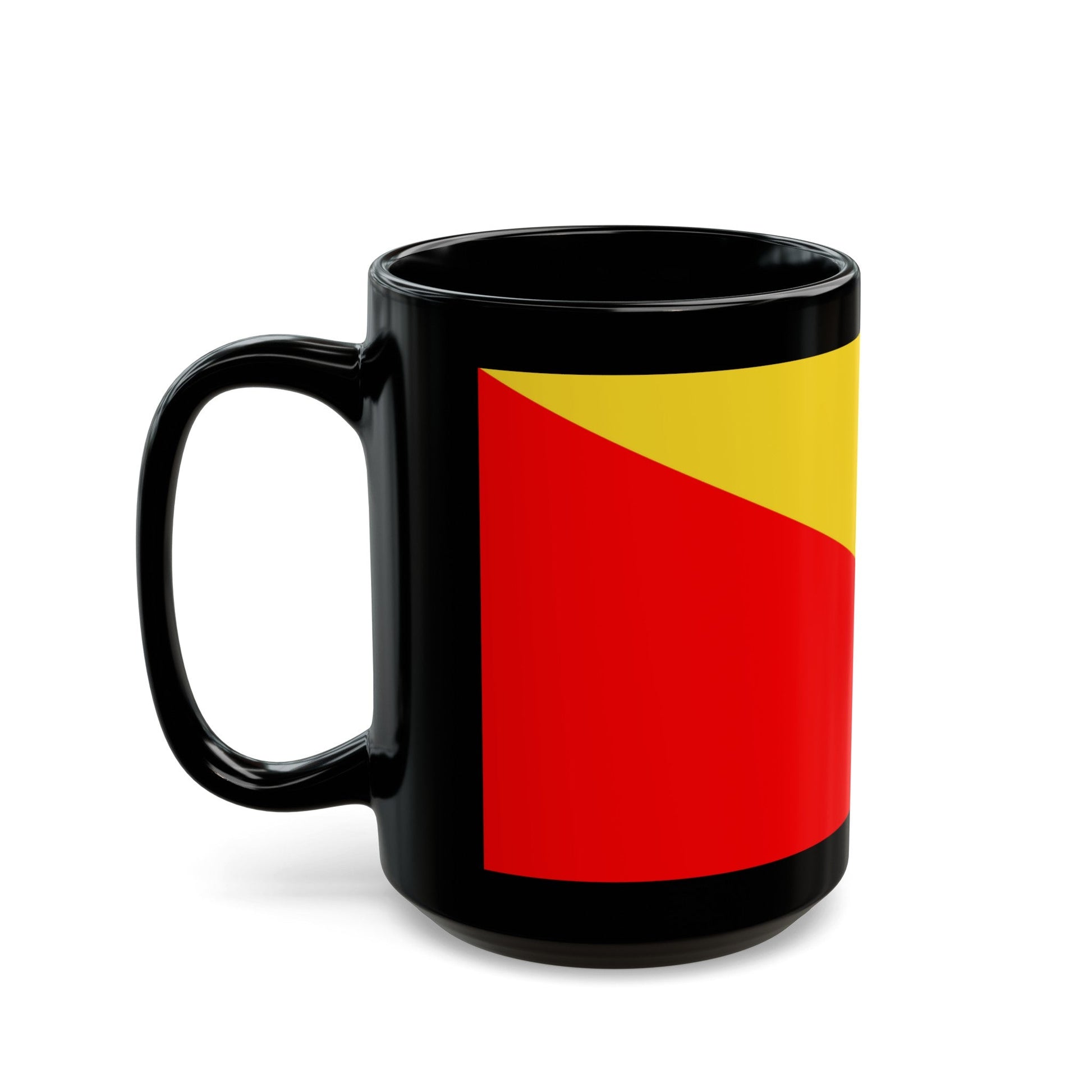 Flag of Palermo Italy - Black Coffee Mug-The Sticker Space